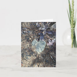 Notizkarte aus Stein (Liebe ist überall) Karte