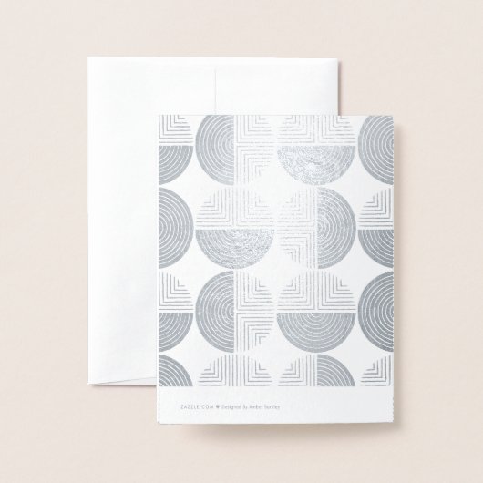Notizkarte für das Labyrinth Circle Pattern-Statio Folienkarte (Rückseite mit Umschlag)