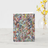 Notizkarte für den Neuanfang reinigen Karte (Gelbe Blume)