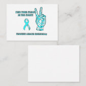 Notizkarte für Prostatabewusstsein Mitteilungskarte (Vorne/Hinten)