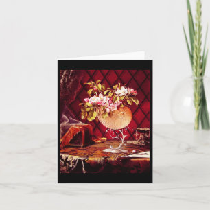 Notizkarte-Klassiker/Vintage-Martin Johnson Heade Karte