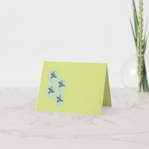 Notizkarte : Kornblumen