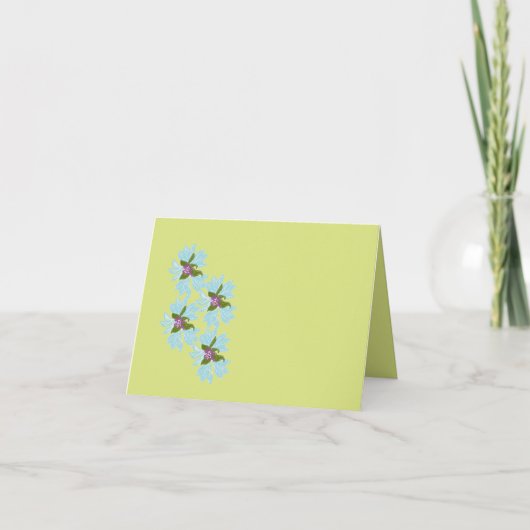 Notizkarte : Kornblumen (Vorderseite)