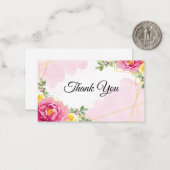 Notizkarte Mitteilungskarte (Vorderseite/Rückseite Beispiel)