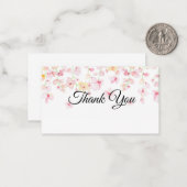 Notizkarte Mitteilungskarte (Vorderseite/Rückseite Beispiel)