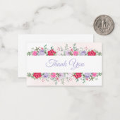 Notizkarte Mitteilungskarte (Vorderseite/Rückseite Beispiel)