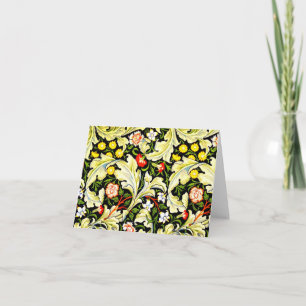 Notizkarte-Vintage Stoff/Mode-William Morris 3 Karte