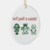 notjustxmas keramikornament (Rechts)