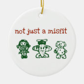 notjustxmas keramikornament (Vorne)