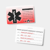 Notkontakt Ausweis (Front & Back)