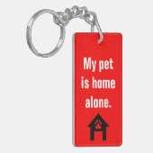 Notkontakt-Haustier-Schlüsselkette Schlüsselanhänger (Vorderseite links)