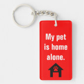 Notkontakt-Haustier-Schlüsselkette Schlüsselanhänger (Vorderseite)