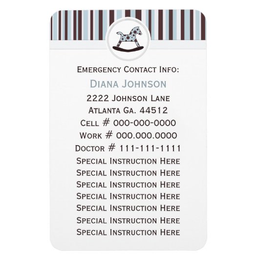 Notkontakt: Rocking Horse Premium Magnet (Vertikal)