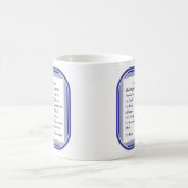 Notliste der Schriften, Inspiration Kaffeetasse (Mittel)