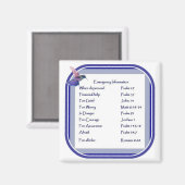 Notliste der Schriften, Motivierend Magnet (Vorderseite/Rückseite)