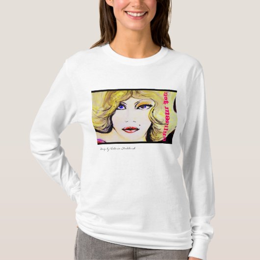 NotMarilyn: Entwürfe für das fantastische in T-Shirt (Vorderseite)