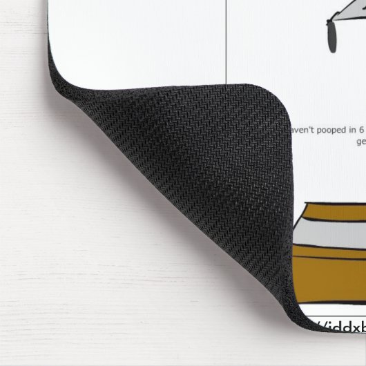 Notmedizin-Comic Mousepad (Ecke)