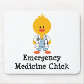 Notmedizin-Küken Mousepad (Vorne)