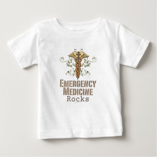 Notmedizin schaukelt Baby-T-Shirt Baby T-shirt