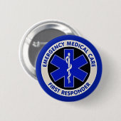 Notmedizinische Behandlungs-Erstversorger Button (Vorne & Hinten)