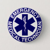 NOTmedizinische TECHNIKER EMT Button (Vorderseite)