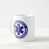 NOTmedizinische TECHNIKER EMT Kaffeetasse (Vorderseite Links)
