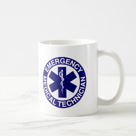 NOTmedizinische TECHNIKER EMT Kaffeetasse (Rechts)