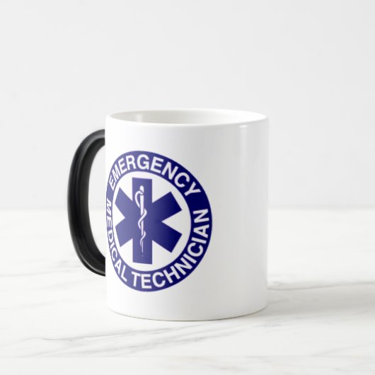 NOTmedizinische TECHNIKER EMT Verwandlungstasse (Vorderseite Links)