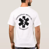 Notmedizinischer Techniker mono T-Shirt (Rückseite)