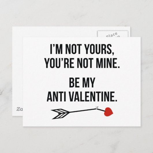 NotMineAntiVal1C.png Postkarte (Vorne/Hinten)