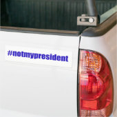 #notmyPresident Autoaufkleber (Auf Lkw)