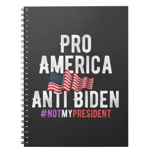 #notmyPresident Notizblock (Vorderseite)