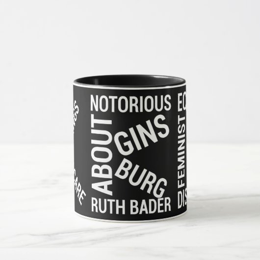 Notoring Rbg, RBG Womens, Ruth Bader Ginsburg Tasse (Zentrum)