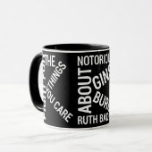 Notoring Rbg, RBG Womens, Ruth Bader Ginsburg Tasse (Vorderseite Links)