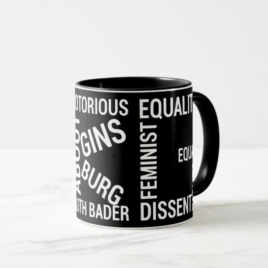 Notoring Rbg, RBG Womens, Ruth Bader Ginsburg Tasse (VorderseiteRechts)
