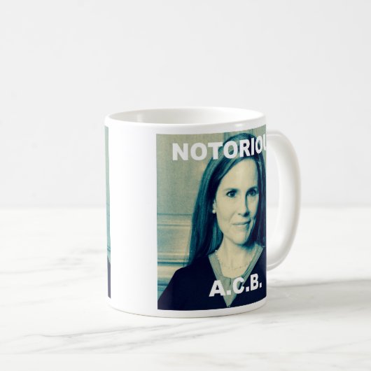 NOTORIOUS A.C.B. SCOTUS KAFFEETASSE (VorderseiteRechts)