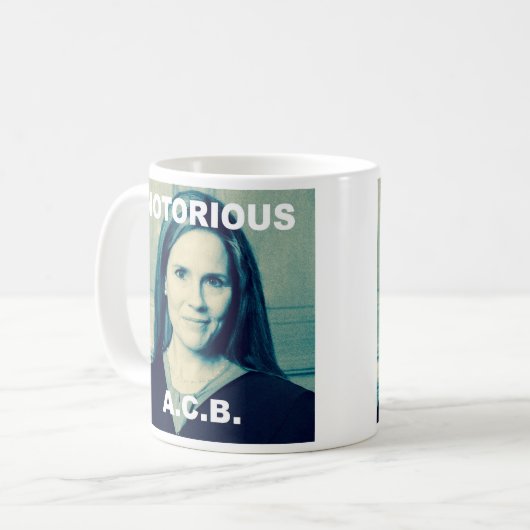 NOTORIOUS A.C.B. SCOTUS KAFFEETASSE (Vorderseite Links)