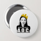 Notorious AOC / Notorious A.O.C. Button (Vorne & Hinten)