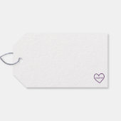 Notorious Big ONE 1st birthday Thank You Geschenkanhänger (Rückseite Horizontal)