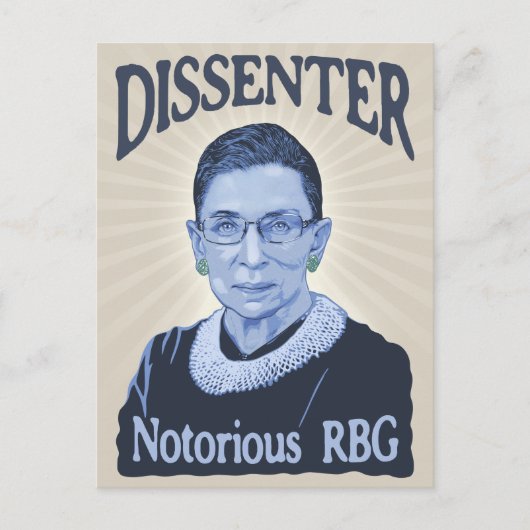 Notorious Dissenter Postkarte (Vorderseite)