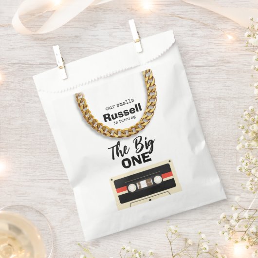 Notorious One 1st Birthday Geschenktütchen (Ausgeschnitten)