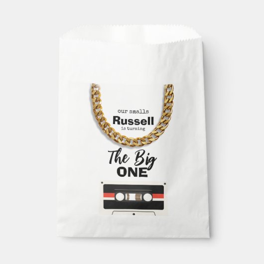 Notorious One 1st Birthday Geschenktütchen (Vorderseite)