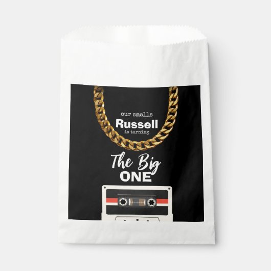 Notorious One 1st Birthday Geschenktütchen (Vorderseite)