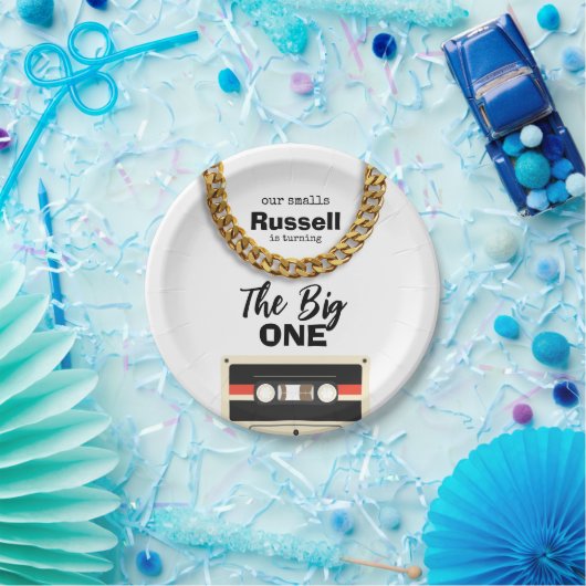 Notorious One 1st Birthday Pappteller (Party)