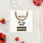 Notorious One 1st Birthday Serviette (Beispiel)