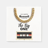 Notorious One 1st Birthday Serviette (Vorderseite)