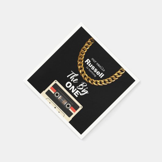 Notorious One 1st Birthday Serviette (Ecke)