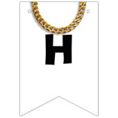 Notorious One 1st Birthday Wimpelkette (Zweite Fahne)