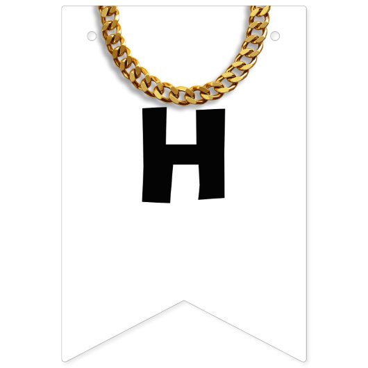 Notorious One 1st Birthday Wimpelkette (Zweite Fahne)