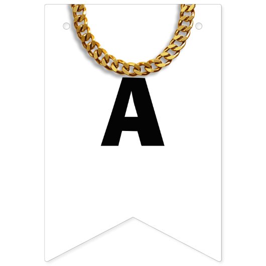 Notorious One 1st Birthday Wimpelkette (Dritte Fahne)